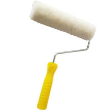 Wool Cover Material White Wall Paint Roller Brush